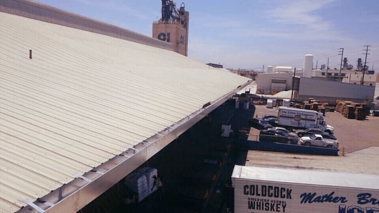 r-panel roofing industrial installation Los Angeles